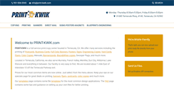 Desktop Screenshot of print-kwik.com